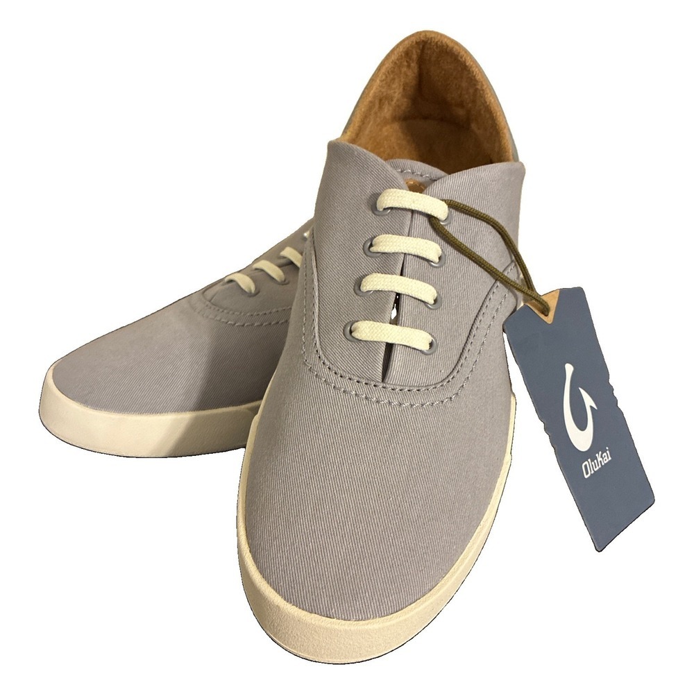 OLUKAI Kohu Women's Size 9 Everyday Casual Sneaker Shoes Mist Grey Brand New